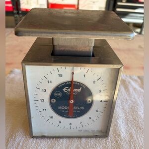Edlund Model SS-16 Compact Portion Control Scale 16oz x 1/4 Stainless USA NSF